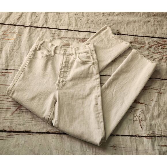 Mother The Hustler Ankle Fray Fairest Of Them Jeans All Size 24 - Picture 3 of 8